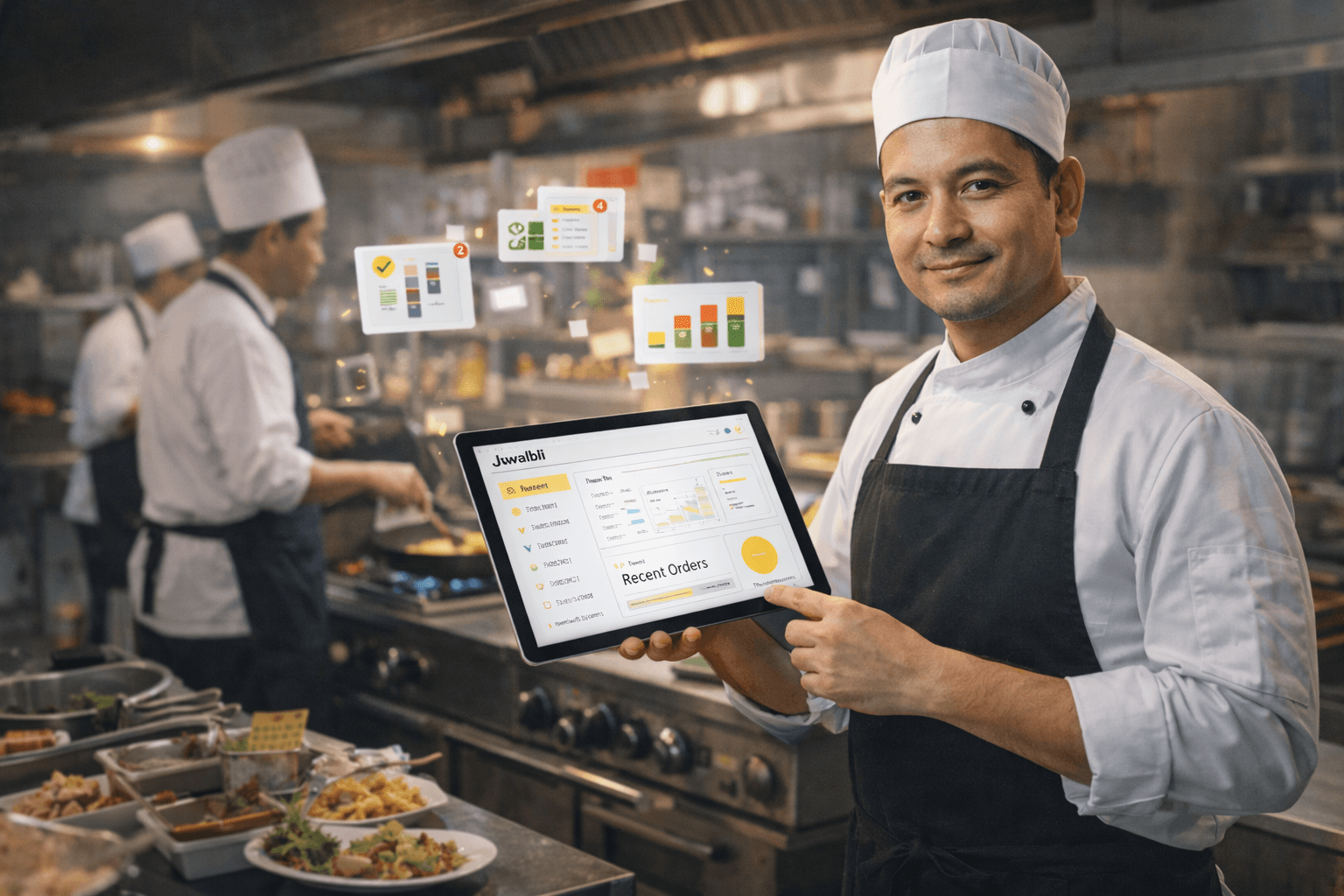 web dashboard jwalbli untuk restoran dan fnb