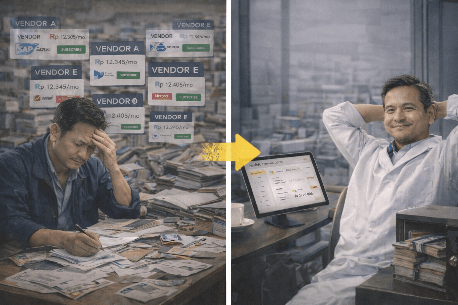 Mengurangi vendor dengan sistem terintegrasi Jwalbli